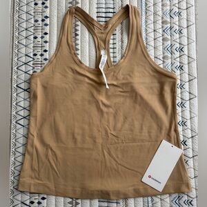 Lululemon Cool Racerback Short Tank Top *Nulu in Pecan Tan